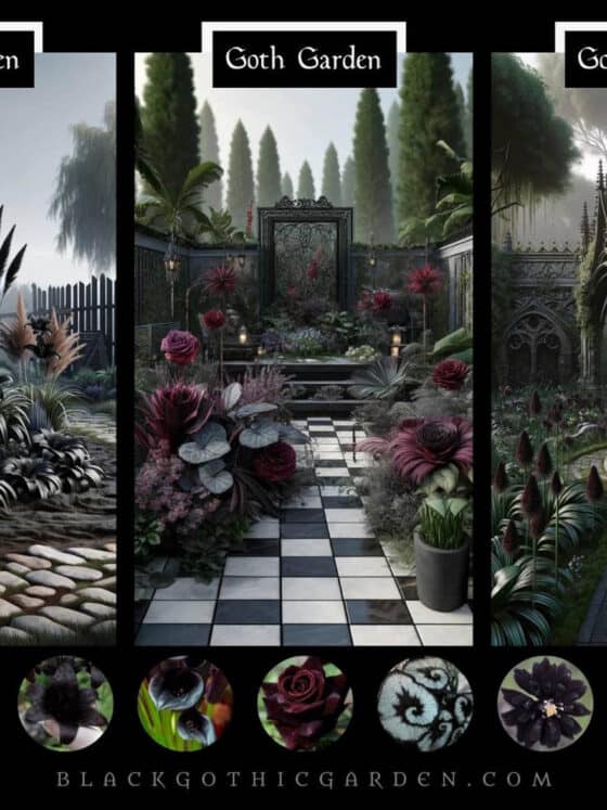 The Differences Between Black Gardens, Goth Gardens and Gothic Gardens